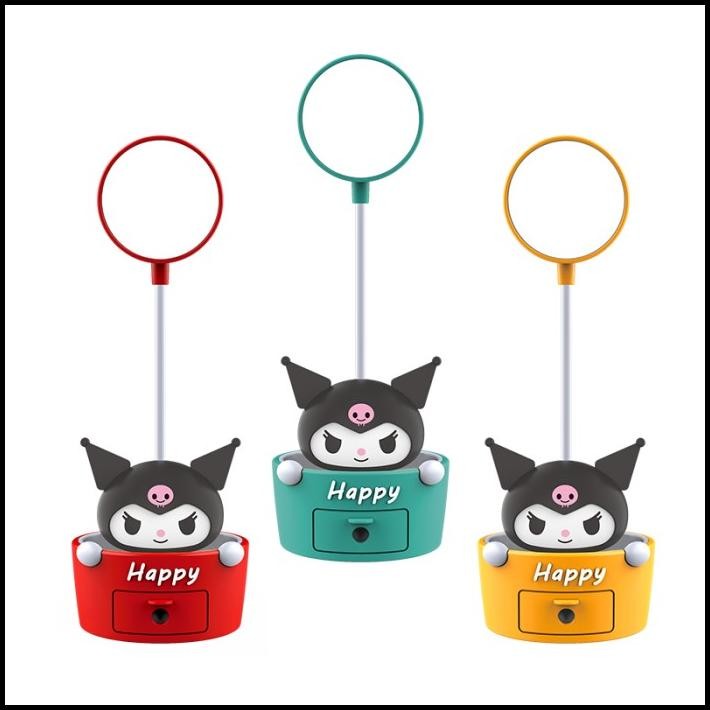 

Lampu Baca Kuromi Meja Belajar Rautan Pensil / Pajangan Kuromi Kelapa Goyang Led Lamp