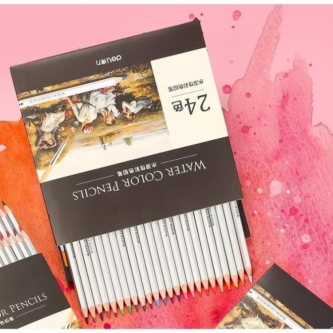 

PENSIL WARNA 24 WARNA DELI COLORED PENCIL E6518