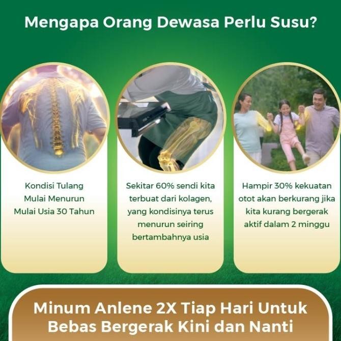 

Anlene Gold 5X Susu Bubuk Vanilla 850G-Tulang, Sendi & Otot