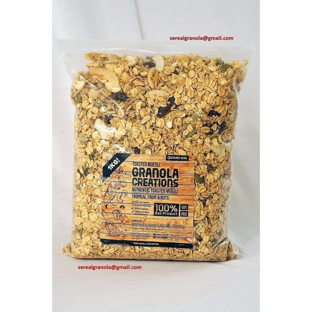 

Granola Creations Tropical Fruit Nuts Aneka Buah Dan Kacang 1 Kg