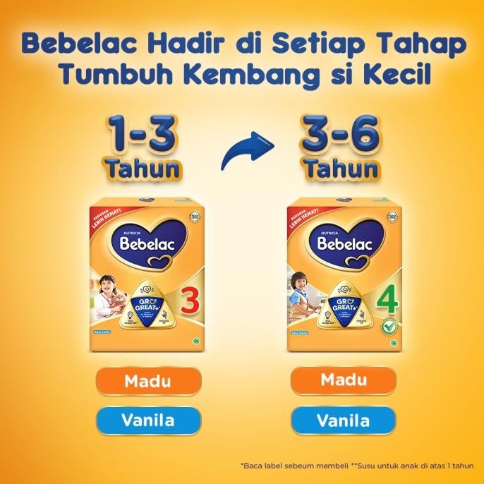 

Bebelac 3 Vanila Susu Pertumbuhan Bubuk 3000 Gr