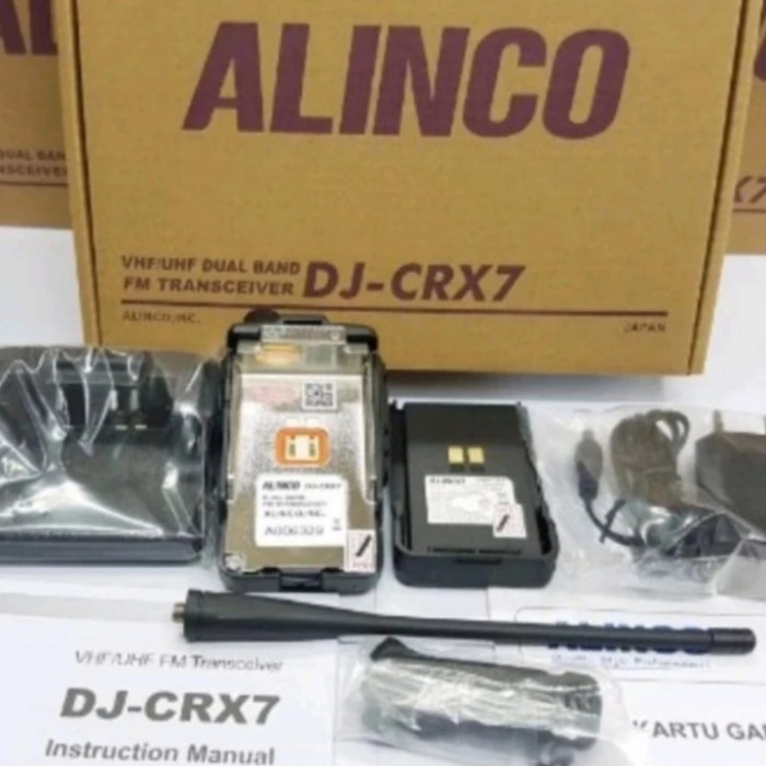 HT ALINCO DJ-CRX7 DUALBAND - HT ALINCO DJ CRX 7 VHF / UHF GARANSI