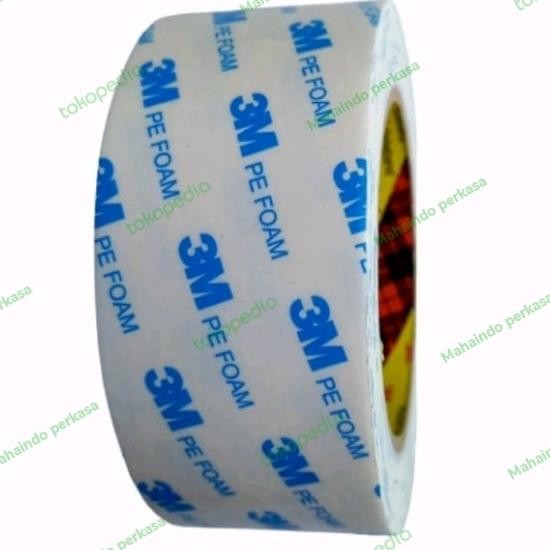 

TERSEDIA DOUBLE TAPE 3M PE FOAM 1600 T - DOBEL TIP 3M 2 INCH X 4M - PEREKAT 3M