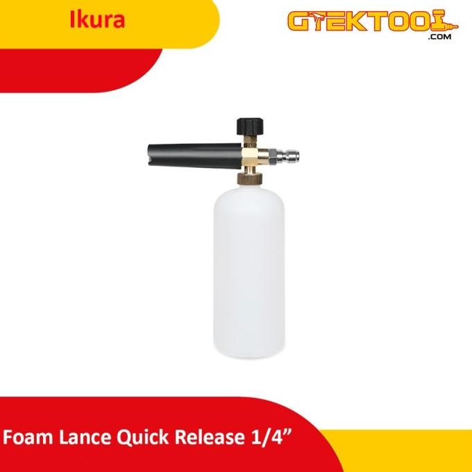 

TERSEDIA IKURA FOAM LANCE QUICK RELEASE 1/4" BOTOL SALJU JET CLEANER