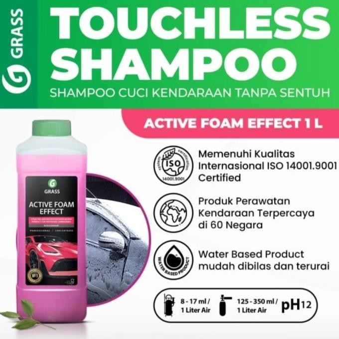 

TERSEDIA GRASS ACTIVE FOAM EFFECT TOUCHLESS SHAMPOO 1LITER / SABUN TANPA SENTUH