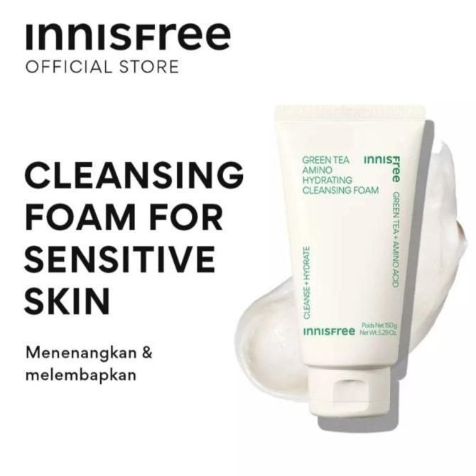 

TERSEDIA INNISFREE GREEN TEA FOAM CLEANSER 150ML