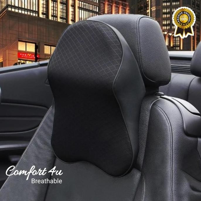 

TERSEDIA BANTAL LEHER MOBIL BREATHABLE 3D MEMORY FOAM HEADREST ANTI PEGAL