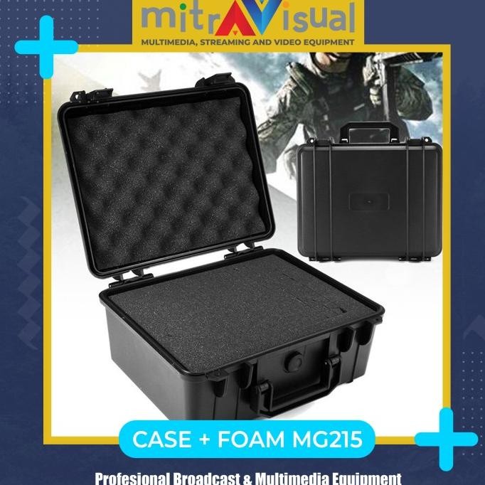 

TERSEDIA WATERPROOF HARDCASE MG215 MODEL PELICAN + CUSTOM CUTTING FOAM