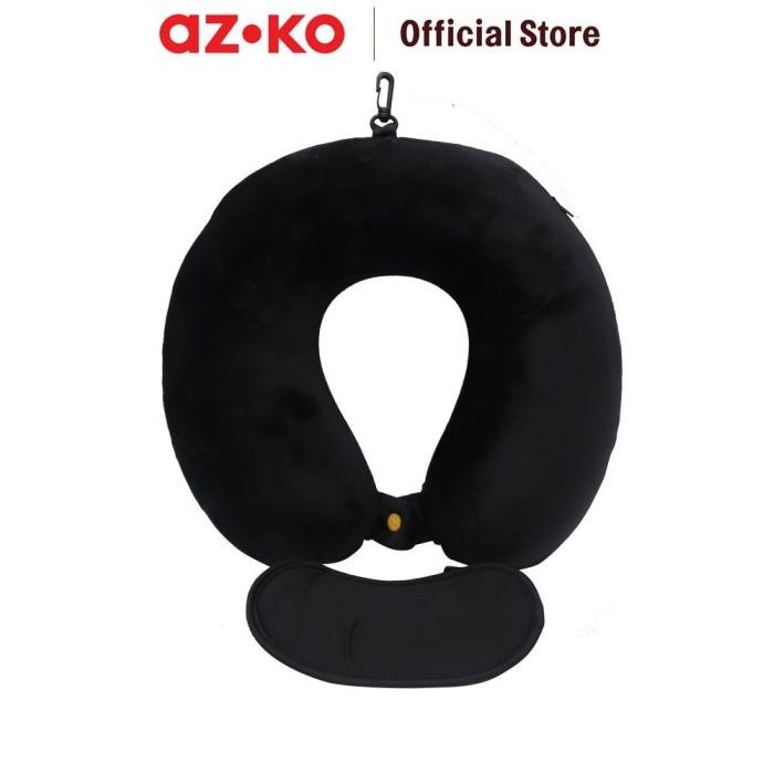 

TERSEDIA AZKO PASSPORT BANTAL LEHER MEMORY FOAM & PENUTUP MATA - HITAM