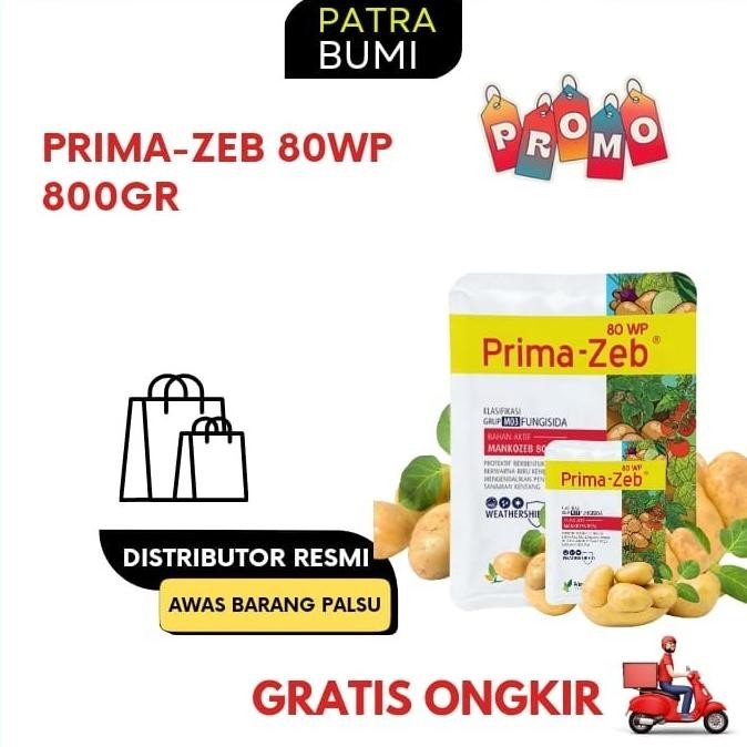 Prima-Zeb 80Wp 800Gr Fungisida Primazeb 80Wp Isi 800Gr Pengendalian