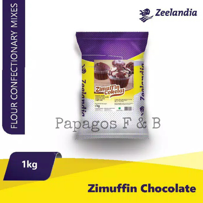 

TERBARU Tepung Premix Zimuffin Cokelat / Muffin Coklat Zeelandia 1 kg / kilo