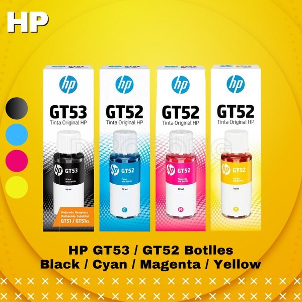 

Terlaris 1 Set Tinta Hp Gt52 Gt53 Original Smart Tank Series New