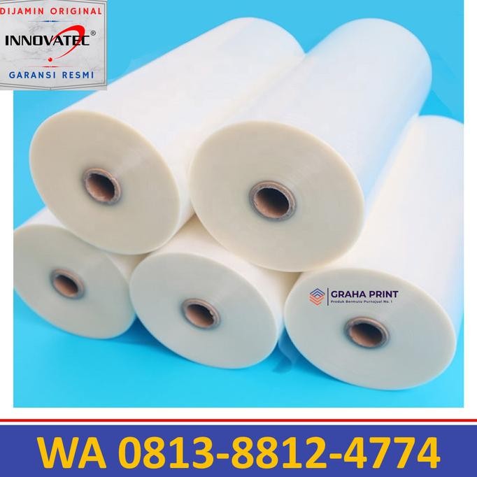 

TERLARIS - Plastik Bahan Laminasi Laminating Roll Panas Thermal 33cm x 200m Doff