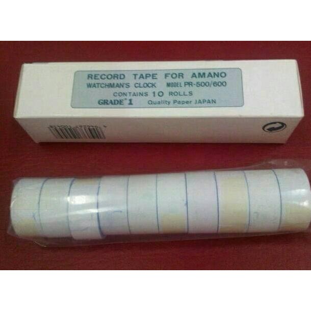 

TERLARIS - KERTAS AMANO PR-600 / 500 - LABEL / RECORD TAPE