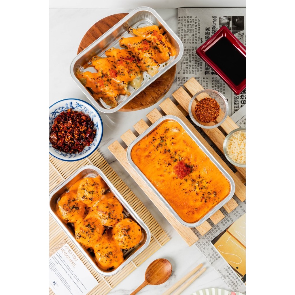 

Best Seller Bundle - Salmon Kani Mentai Rice, Dimsum & Gyoza Mentai TERLARIS