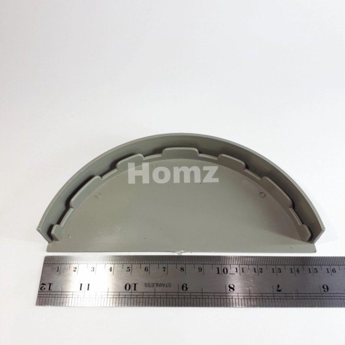 Tutup Talang Air 6" inch PVC Setengah Lingkaran/Dop Talang 1/2 Bulat 6