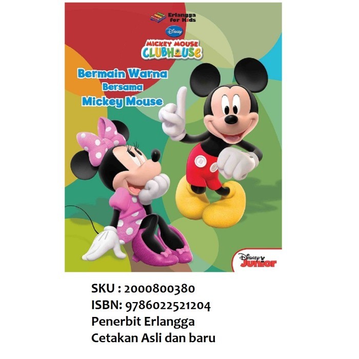 

TERBARU! Buku Cerita Anak Mickey Minnie Mouse Disney Junior Bilingual Erlangga