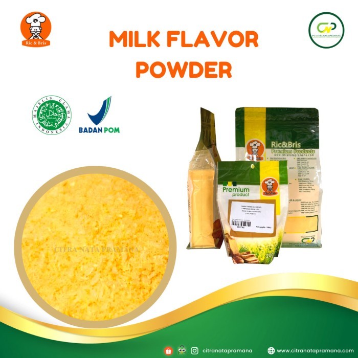 

TERLARIS! Milk Flavour Powder / Perisa Bubuk Susu / Perasa Milk Flavor