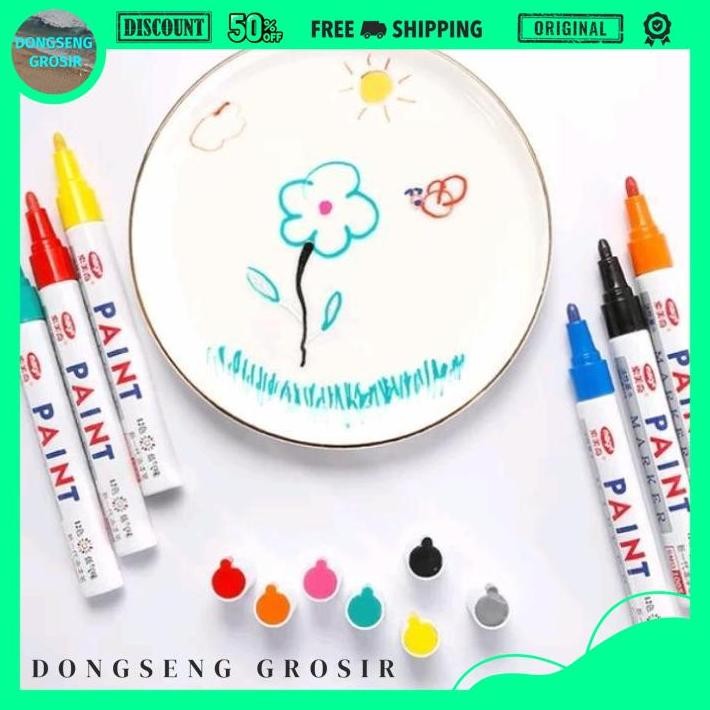 

SPIDOL MULTI FUNGSI PAINT MARKER PEN CAT PULPEN WARNA MOBIL MOTOR DONSENG GROSIR HIGHT QUALITY !!