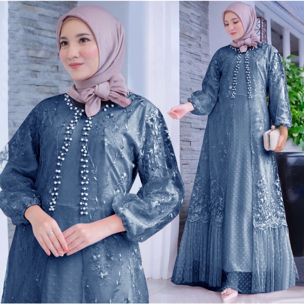 Games 1Set Wanita Remaja S M L Xl Xxl Muslimah Gamis2In1 Gamis Lebaran Muslim Pesta Seragam Ghmis 20