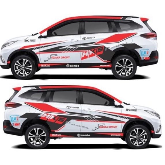 Stiker Mobil Full Body Rush Avanza Sigra Xpander Terios Stiker Hks Full Body [2Pcs]