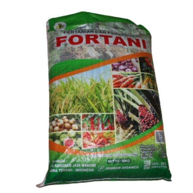 Npk Fortani 50 Kg Pupuk Npk Fortani Original Penyubur Tanaman 50Kg