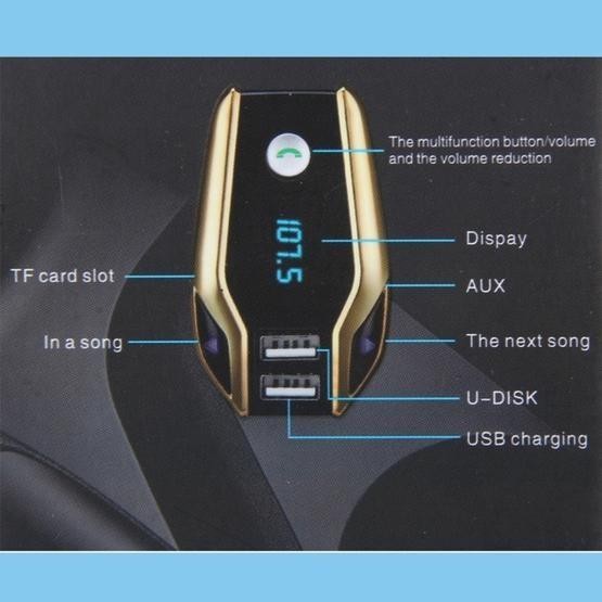 X8 Plus Nirkabel Peralatan Audio Bluetooth Mobil Mp3 Pemutar Musik Pemancar Fm Mobil C Mobil Yaris V