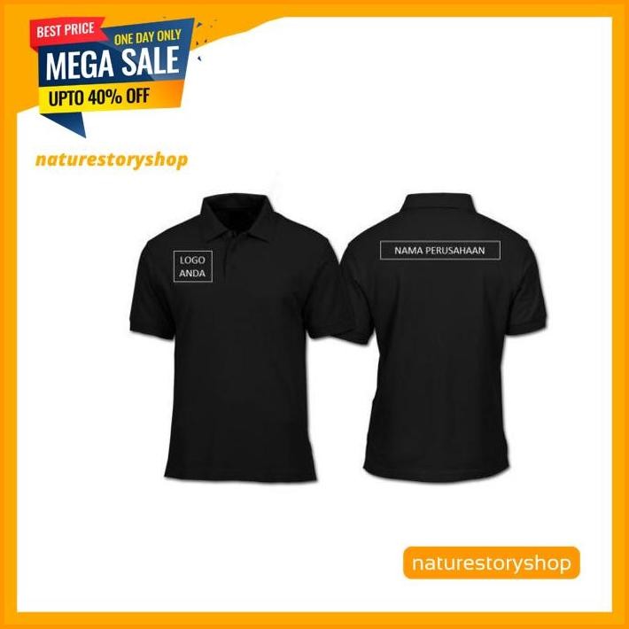KAOS POLO SHIRT BAJU KERAH DISTRO PERUSAHAAN KOMUNITAS POLOS CUSTOM      BEST QUALITY 