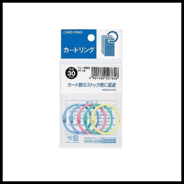 

Colour Card Ring 30Mm - Isi 5Pcs/Pack