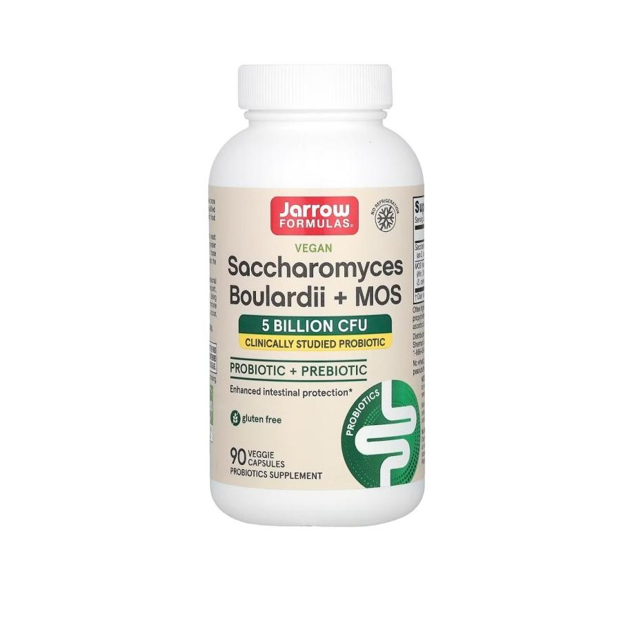 

Jarrow Formulas Saccharomyces Boulardii + Mos 5 Billion Cfu 90 Vegcaps