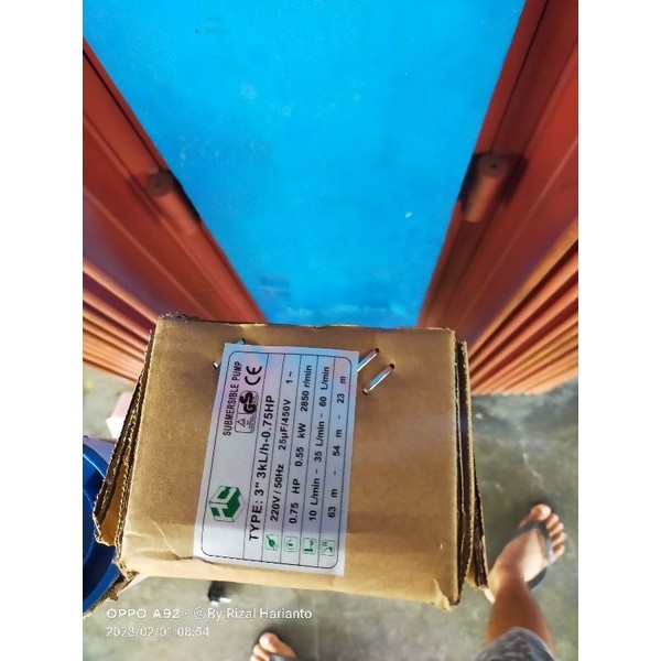 READY STOCK pompa Sibel 0.75hp/Sibel HCL 0.75hp/pompa celup