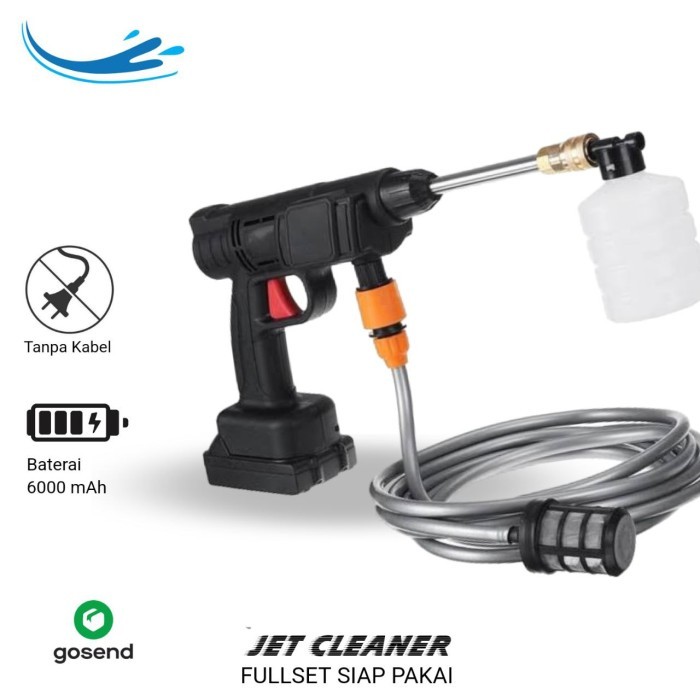 Terbaru Jet Cleaner Cordless Cuci Mobil Motor High Pressure Alat Cuci Steam