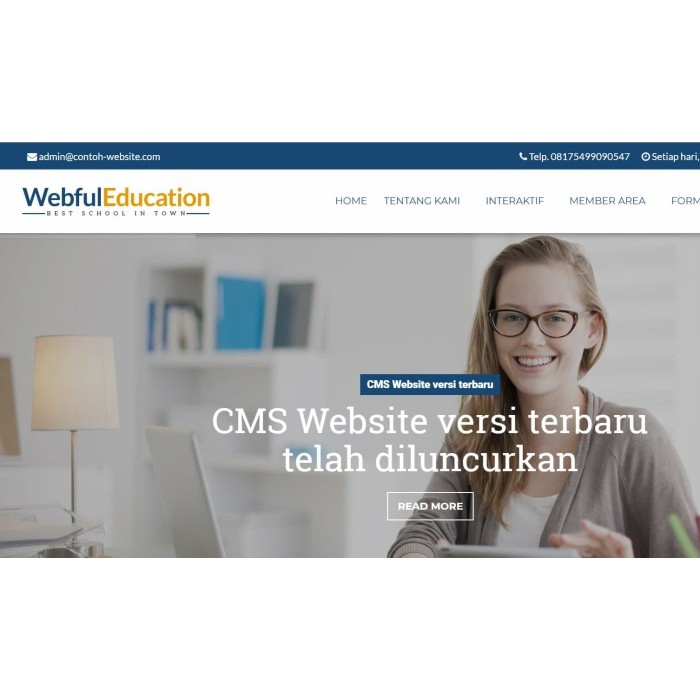Script dan template Website Universitas atau Kampus 2018