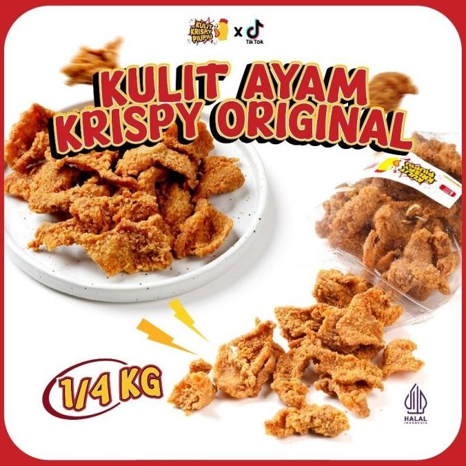 

BIG SALE KULIT AYAM CRISPY PIUPIU 250GR SNACKS RASA JALAPENO/ORIGINAL/PEDAS DAUN JERUK !!!!!