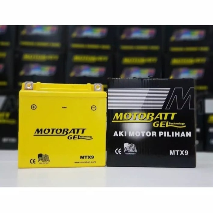 Aki Motor Thunder 125 Motobatt Mtx9 (9Ah)