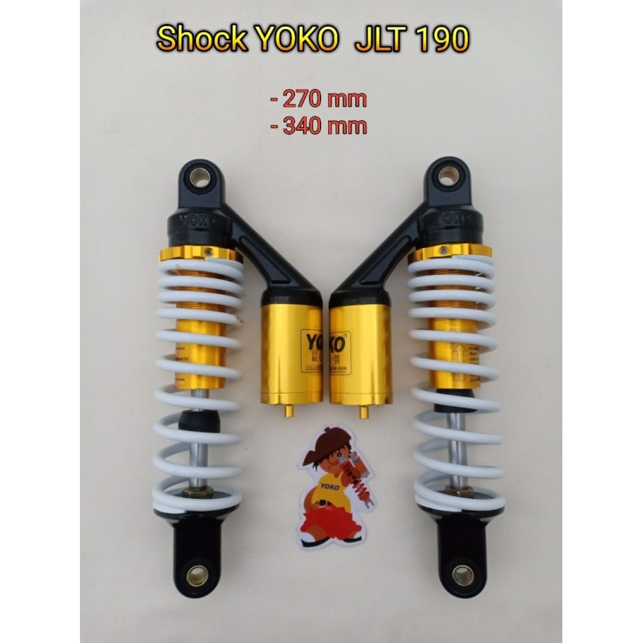 Shock Breaker Yoko Model Tabung Segitiga 270Mm Dan 340Mm