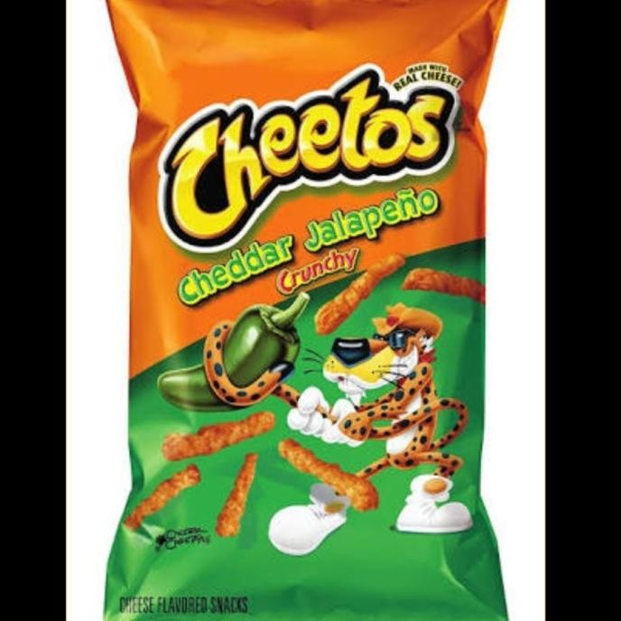 

BIG SALE CHEETOS USA CRUNCHY JALAPENO !!!!!