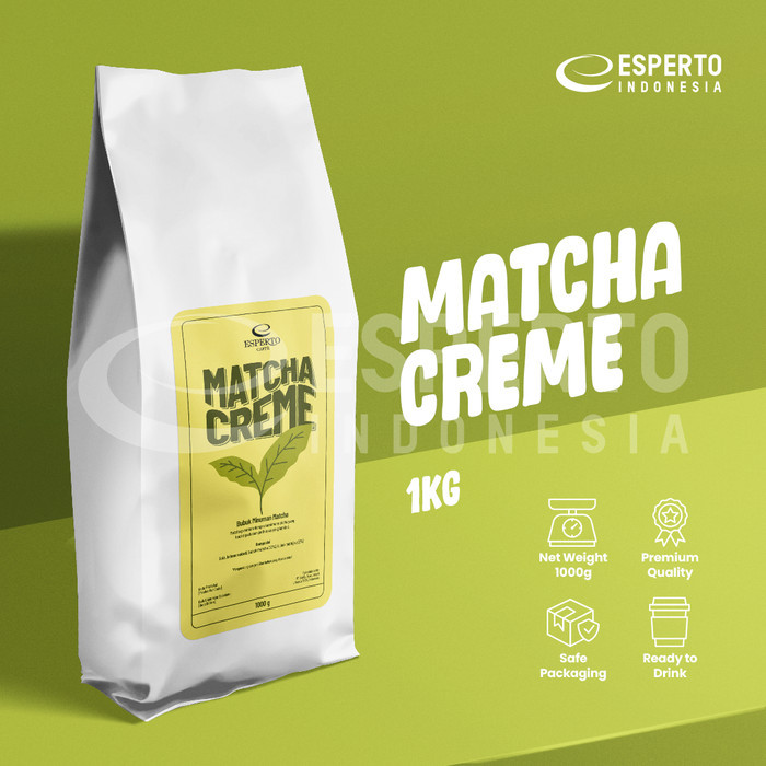 

MURAH ESPERTO CAFFE MATCHA CREME 1000gr Kode 579