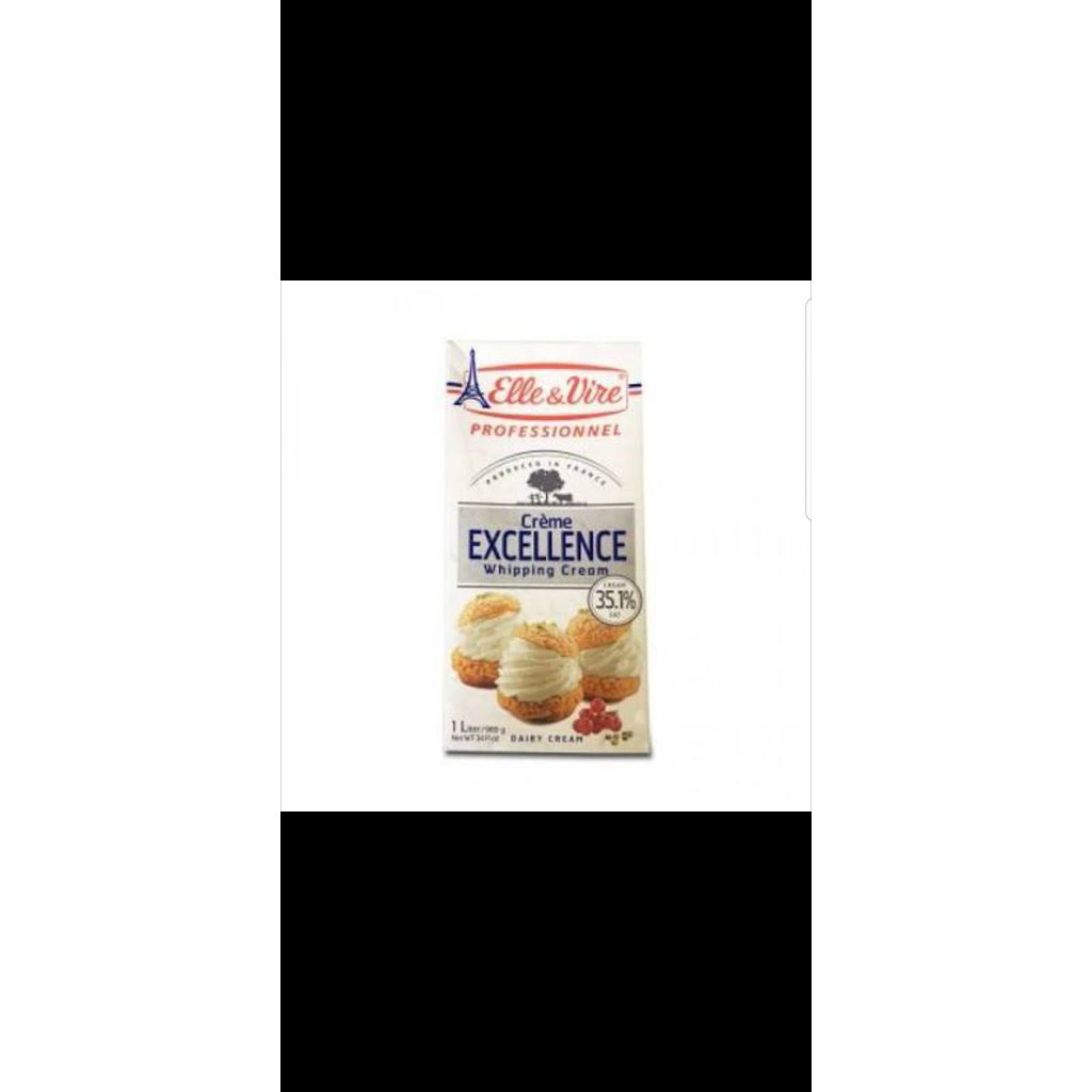 

STOK TERBATAS Elle vire whipping cream 1lt Kode 988
