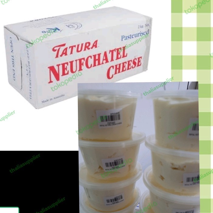 

TERMURAH TATURA NEUFCHATEL CREAM CHEESE ECER 250GR DARI KEMASAN ASLI, KRIM KEJU Kode 1137