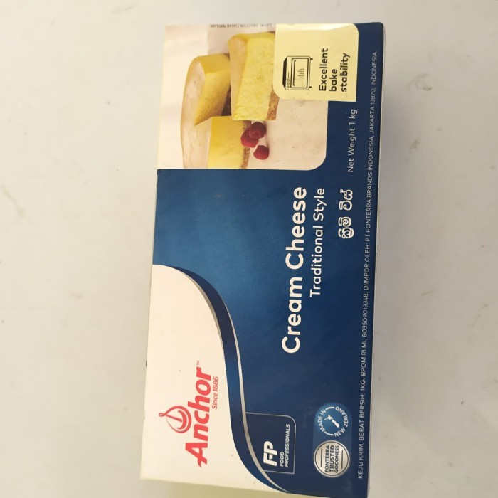 

TERLENGKAP Cream Cheese Anchor 1kg Kode 808
