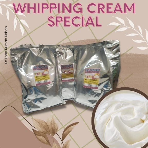 

TERLENGKAP Whipping Cream 1000 gram - Bubuk Whipping Cream SPECIAL Kode 620