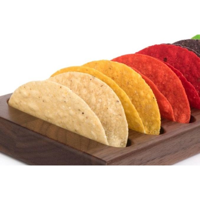 

READY STOCK YELLOW CORN TACO SHELL SMALL 12 CM / 4.5 ", 10 PCS !!!!!