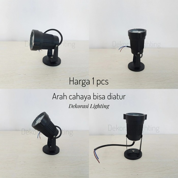 Lampu taman sorot led spotlight waterproof dekor