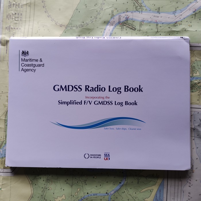 TERBARU! GMDSS Radio Log Book MCA / TSO ( Maritime & Coastguard Agency )