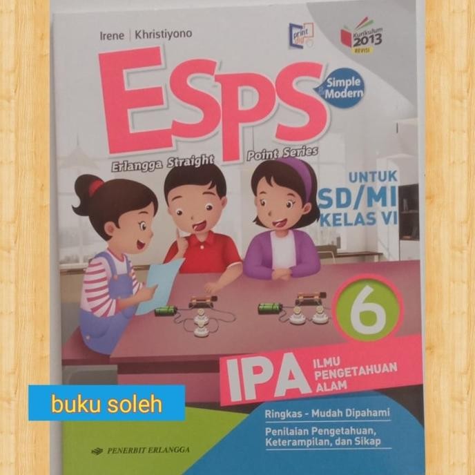 

buku paket Esps pelajaran IPA SD kelas 6 kurikulum 2013 revisi