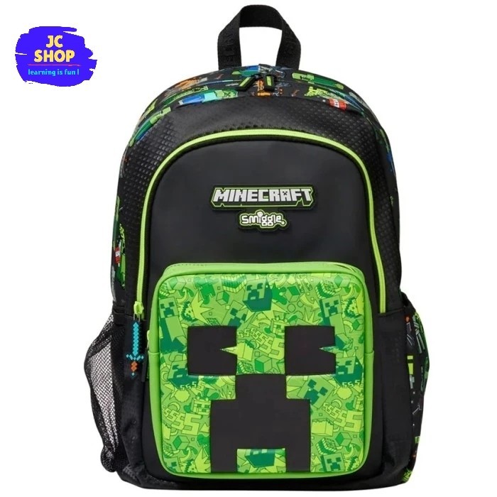 TERBARU Smiggle Minecraft Collection Set - Tas Ransel Anak PROMO