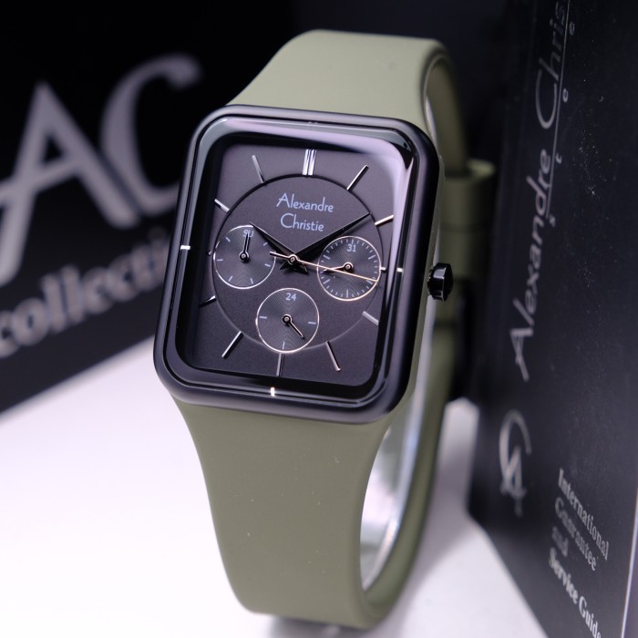 Alexandre Christie Ac 2744 Black Green Wanita. Premium