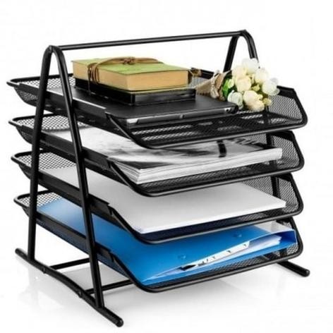 

Document Tray Desk Storage Foldable 4 Tiers Rak Kertas File Dokumen 4 Susun Jaring Besi / File Document Tray Rak Wadah Dokumen / DOCUMENT TRAY 4 SUSUN / RAK DOKUMEN 4 TINGKAT| FILE DOCUMENT TRAY| WADAH DOCUMEN 4 SUSUN |Rak Dokumen Kertas Elevated Letter