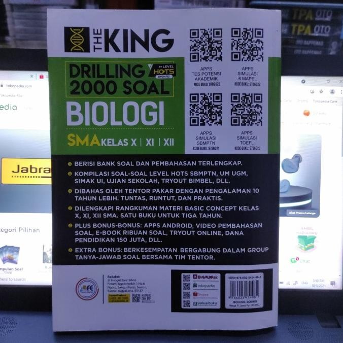 

BUKU THE KING DRILLING 2000 SOAL BIOLOGI SMA